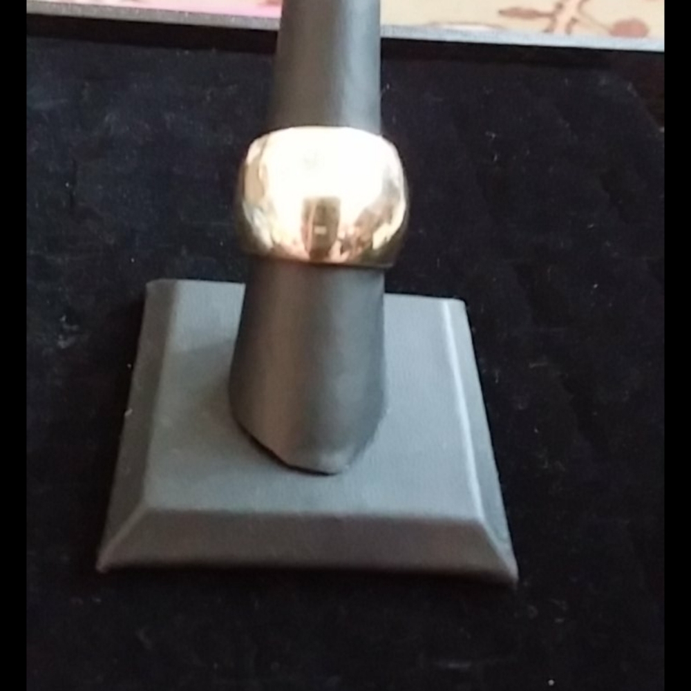 925 Silver Bold Tapered Ring Size ~7.5